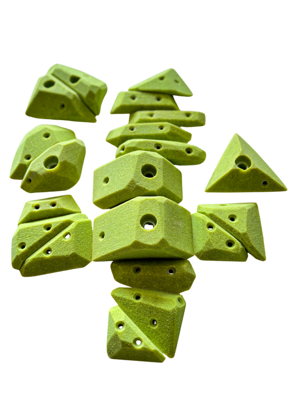 Klettergriffe Set – Diamond Edge – 20-teiliges Set mit Fokus auf Formvielfalt