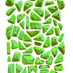 Klettergriffe Set Grün