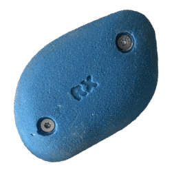Sloper SOM Klettergriff in Blau von RX Climbing Holds mit zwei Schraublöchern